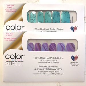 Two sets of Color Street nail strips